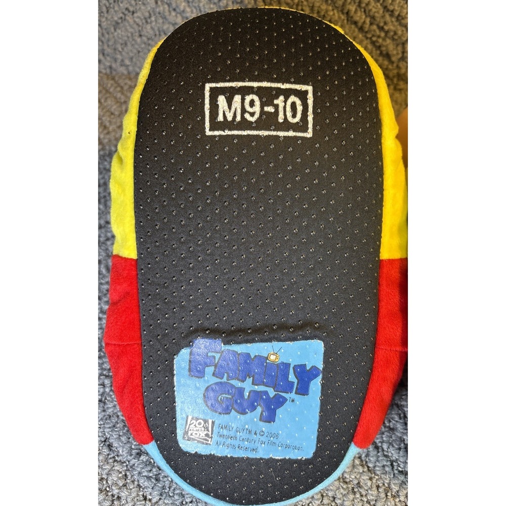 Family Guy Stewie Victory Shall Be Mine Novelty Slippers 2006, Size M(9-20) Used - Picture 11 of 12